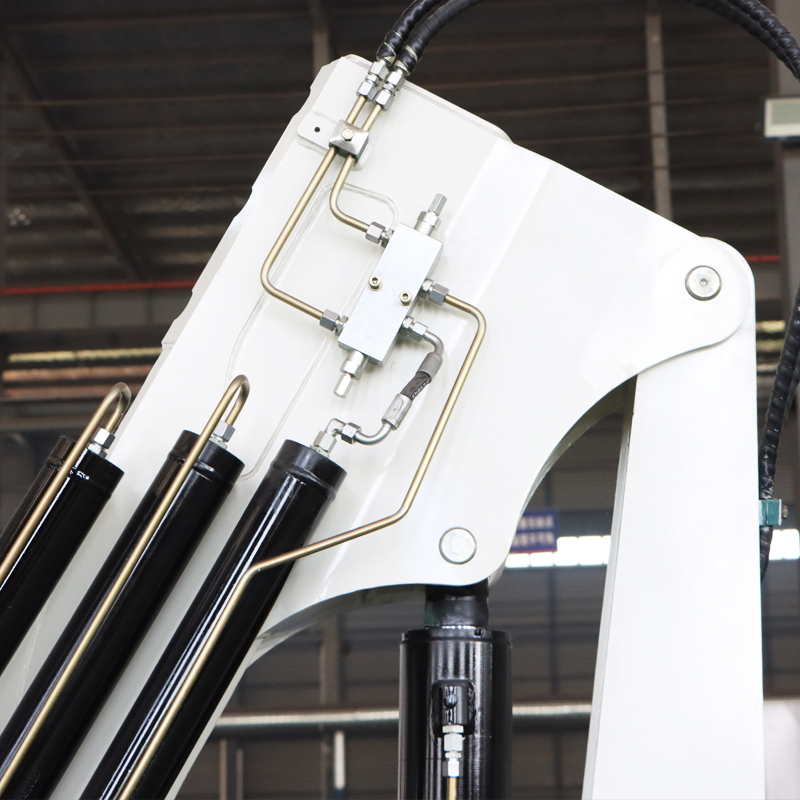 رافعة مثبتة على شاحنة بذراع مفصل 2 طن