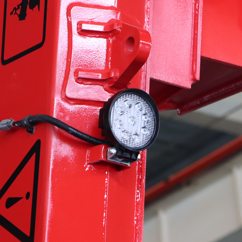 رافعة مثبتة على شاحنة بذراع مفصل 8 طن