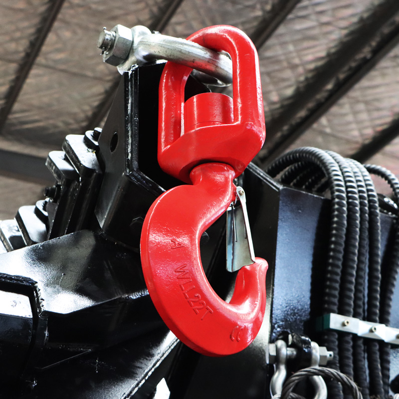 رافعة مثبتة على شاحنة بذراع مفصل 25 طن