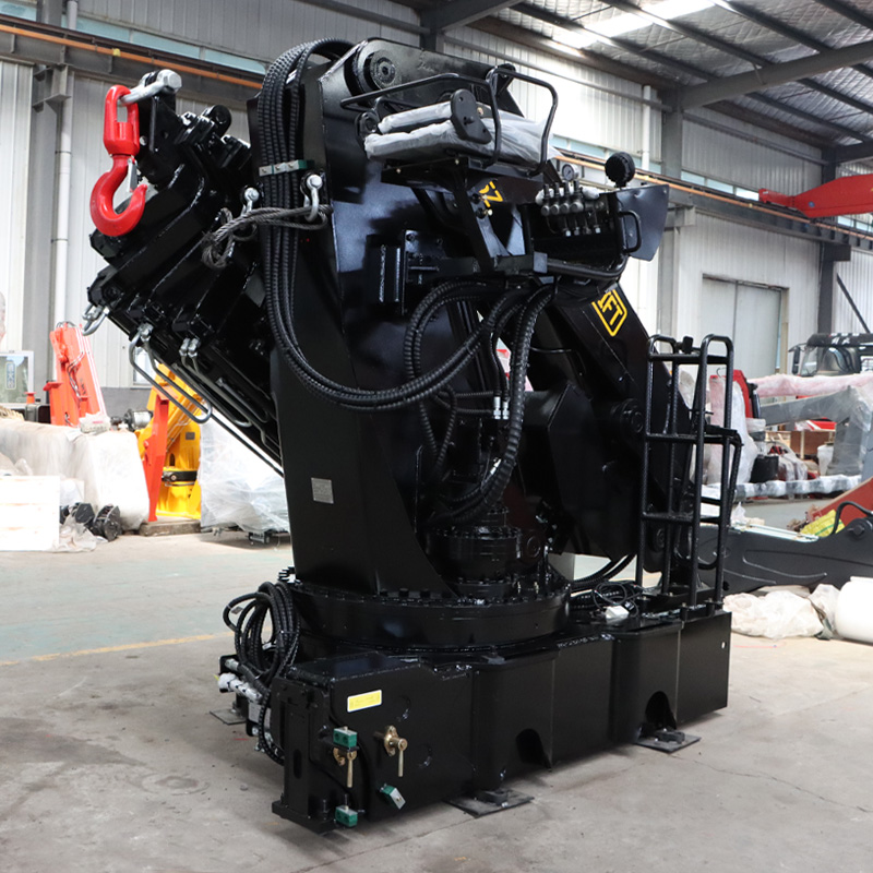 رافعة مثبتة على شاحنة بذراع مفصل 25 طن