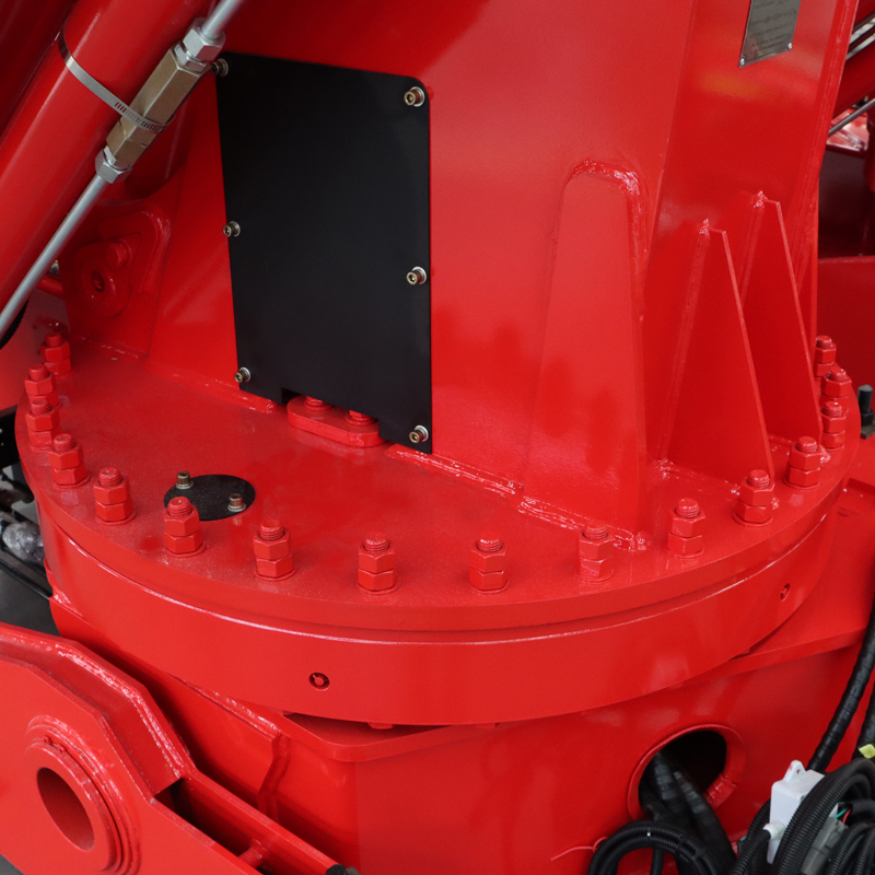 رافعة مثبتة على شاحنة بذراع مفصل 12 طن